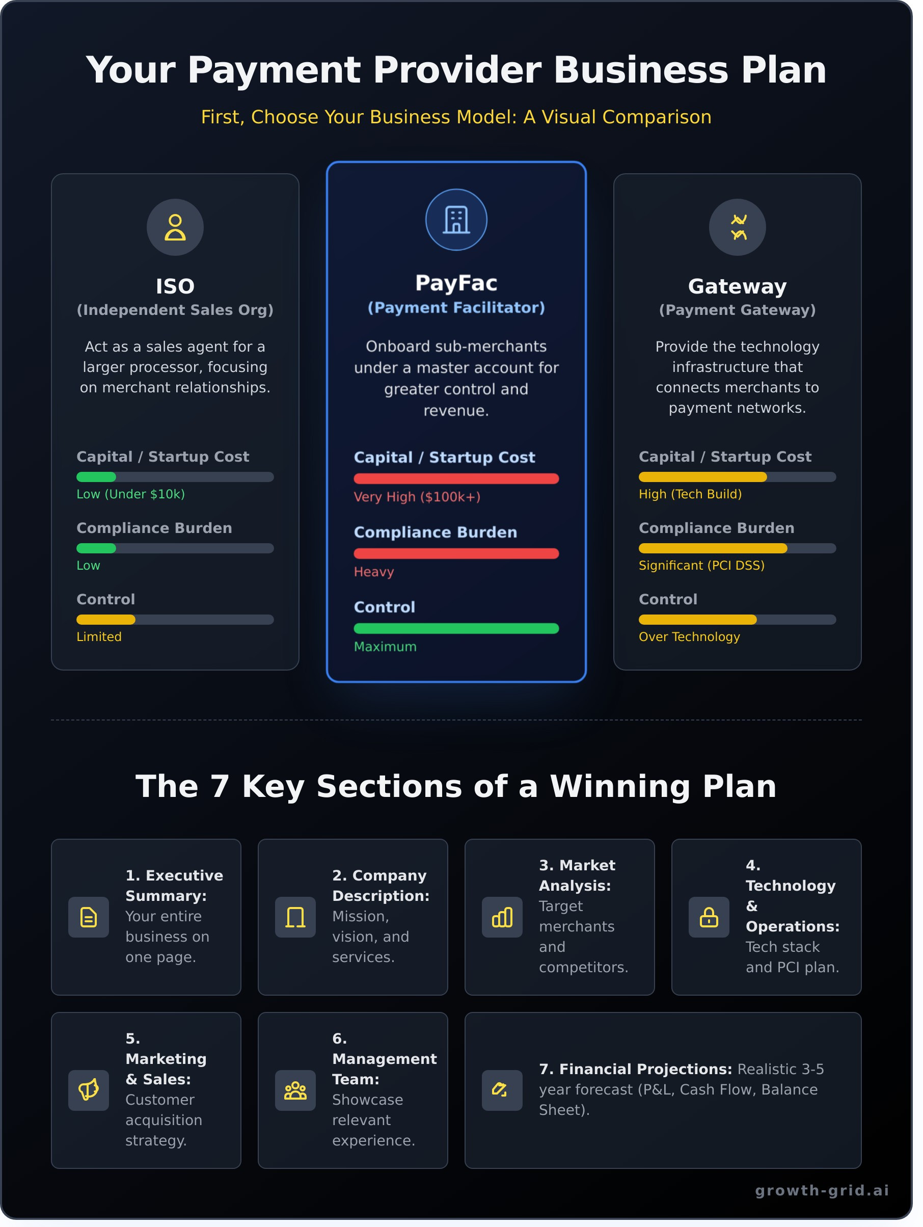 Payment Provider Business Plan: The Ultimate Template - Infographic