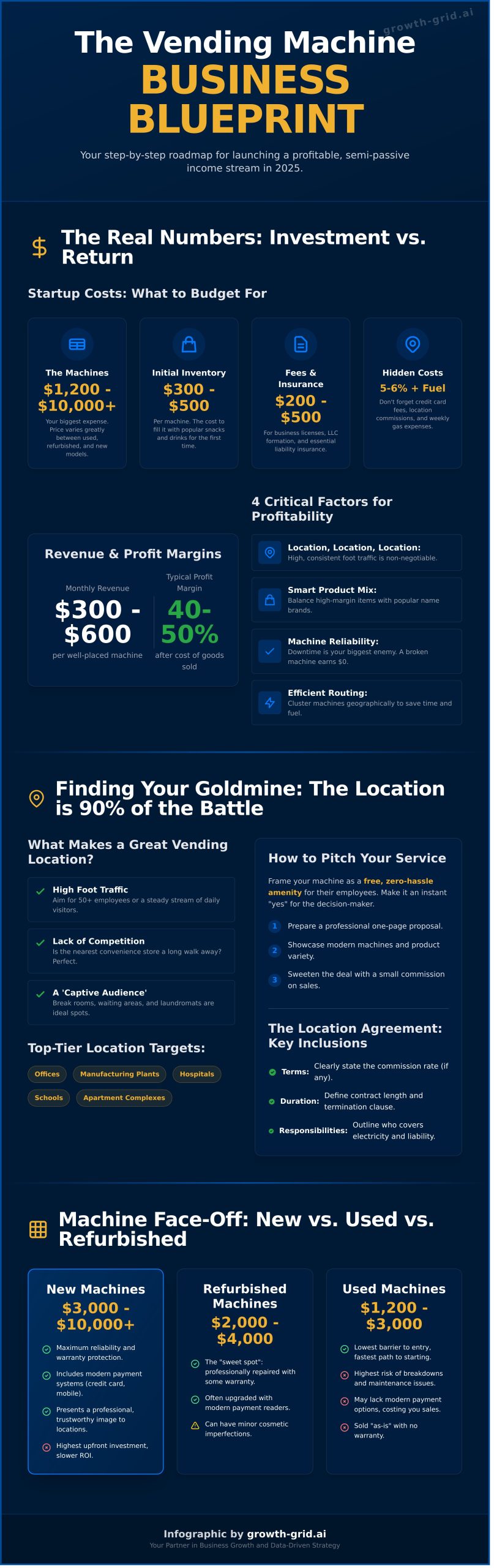 Vending Machine Business: Your Complete Guide to Starting in 2026 - Infographic