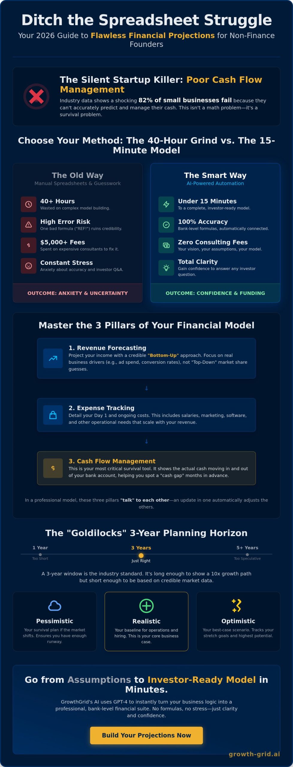 Financial Projections for Non-Finance Founders: The 2026 Guide to Stress-Free Modeling