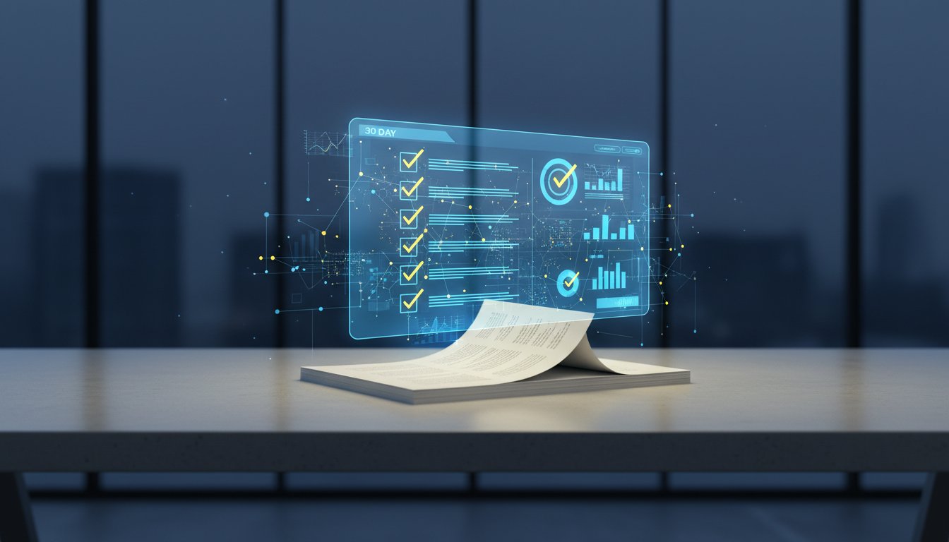 What to Do After Writing a Business Plan: The 30-Day Execution Checklist