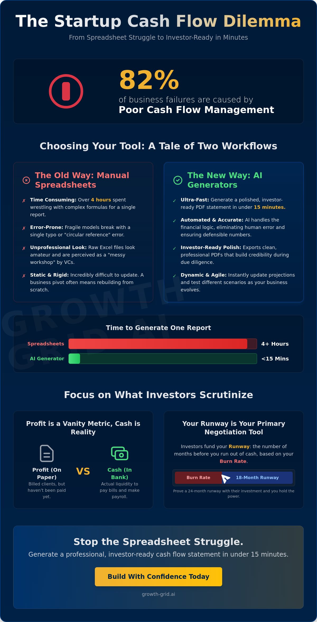 Cash Flow Statement Generator for Startup: Create Investor-Ready Financials in Minutes