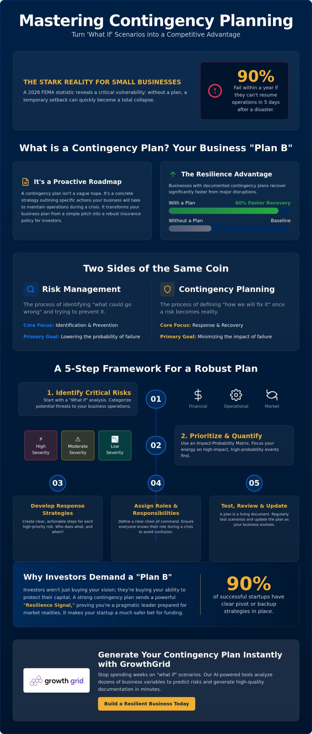 Contingency Planning in a Business Plan: The Complete Guide for Startups