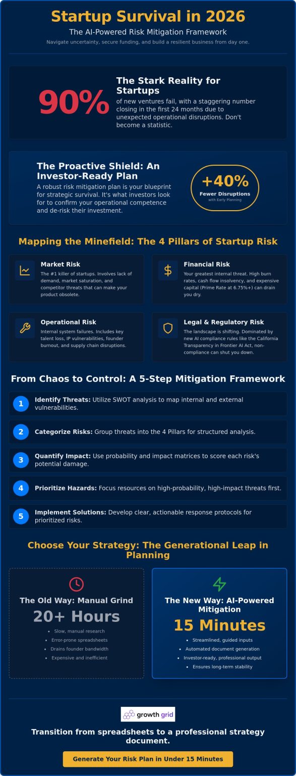 The 2026 Startup Risk Mitigation Plan: A Step-by-Step Guide for Founders