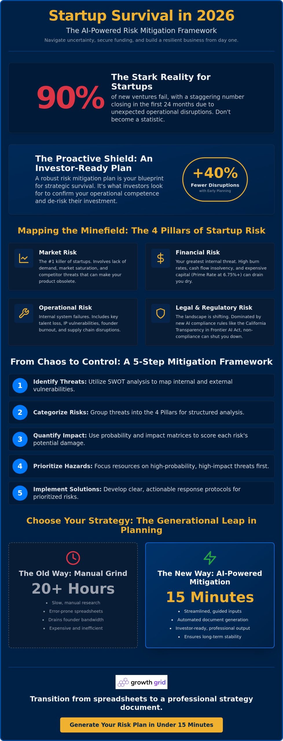 The 2026 Startup Risk Mitigation Plan: A Step-by-Step Guide for Founders