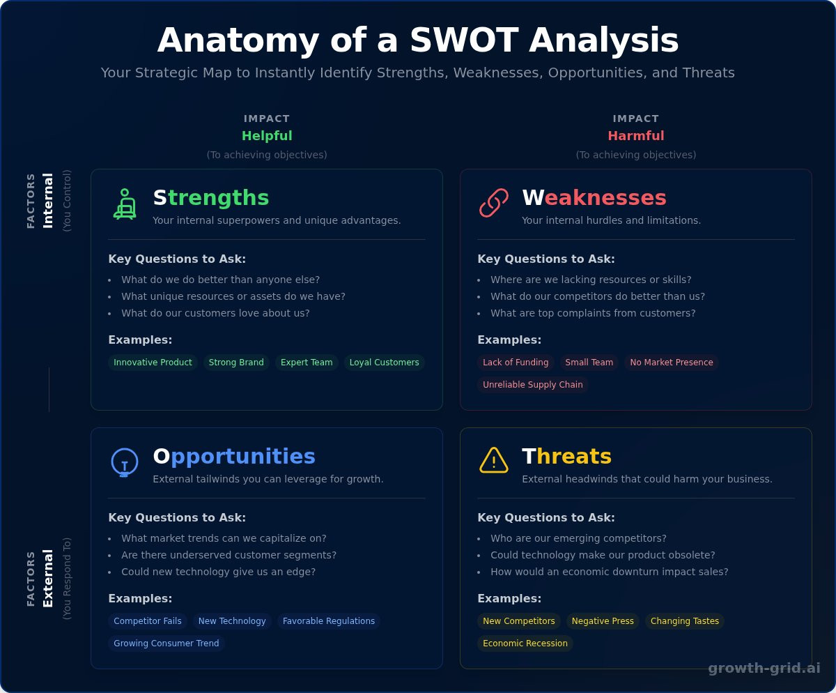 SWOT Analysis: A 5-Minute Guide to Smarter Business Strategy